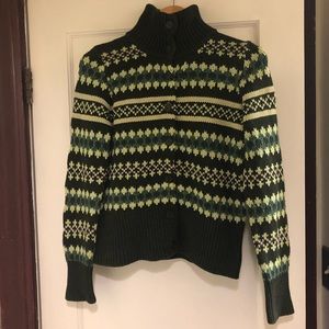SALE! $35 Green Ann Taylor Fairisle Sweater! Med